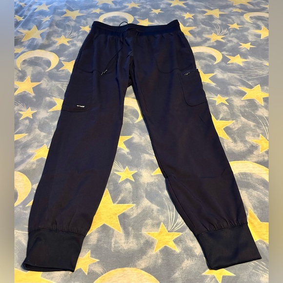Grey’s Anatomy Navy Jogger Scrub Pants - Picture 1 of 5